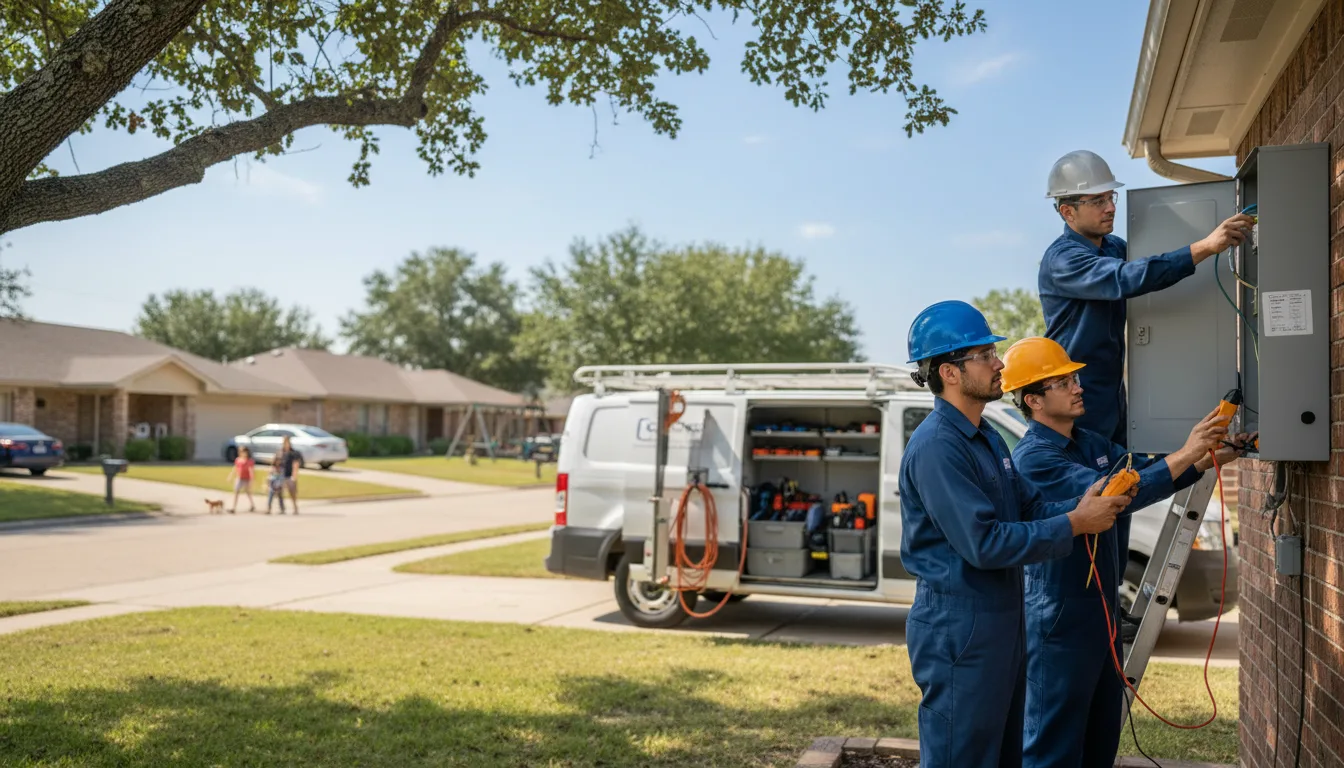 Certified electrician providing emergency electrical services in Coloma, WI